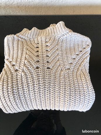 Sweat à Capuche Isabel Marant Étoile - Maille Crochet Blanc - Taille 36, Neuf Avec étiquettes