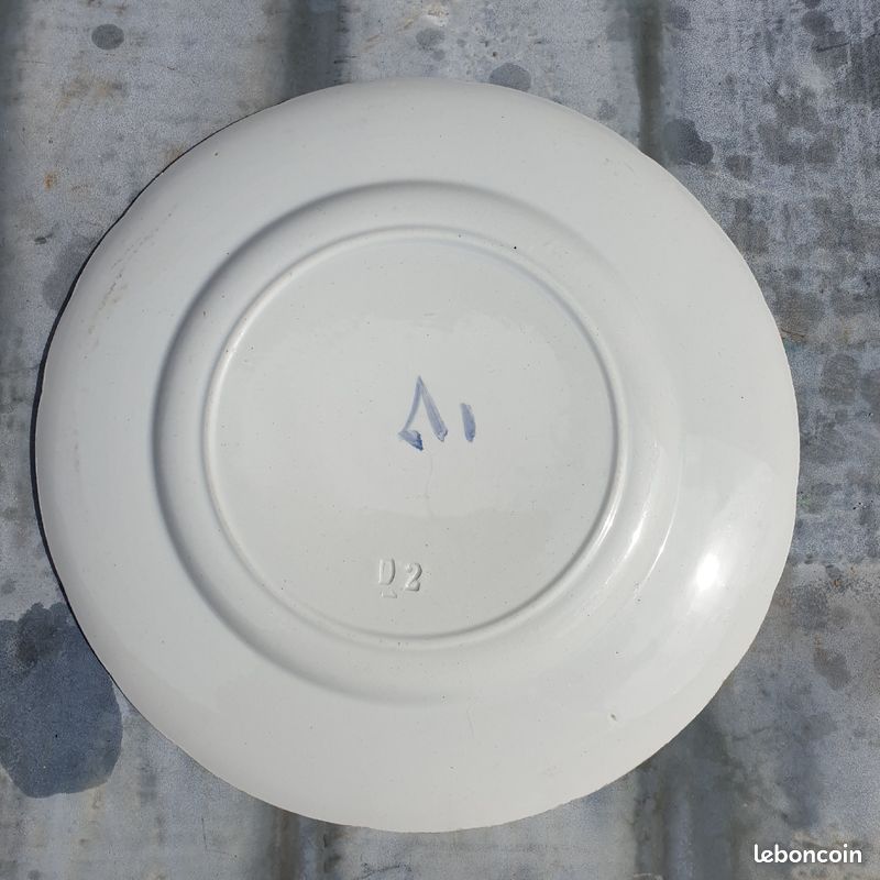 Assiette faïence Nevers Révolution française 1789 (image 3)