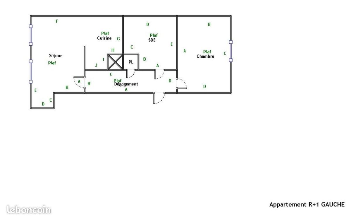 Appartement 2 pièces 42 m² · à Lyon · 42 m² · 180 000 €