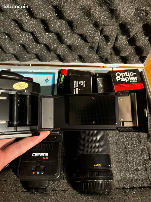 Appareil Photo Argentique Carena CX-300 Avec Objectif 35-70 Mm Et Flash CA21