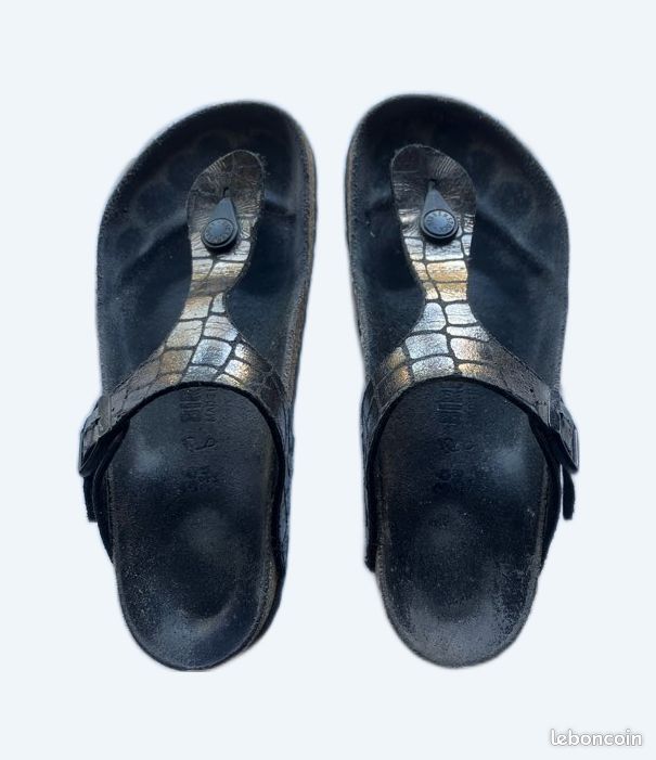 Birkenstock Sandales Cuir BÃ©bÃ© GarÃ§on Sandales Tongs Vente