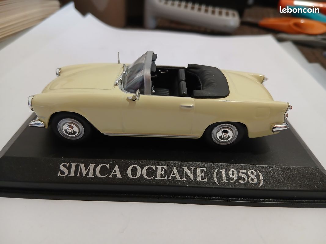Miniature Paradcar SB 1/43 – Simca CG A1000 Cabriolet 1966 – Jaune – Occasion