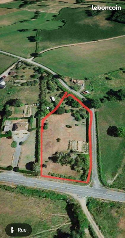 Rare Grand terrain constructible de 4 300 m² – Divisible avec CU -- Secteur Le Grand-Bourg · 45 000 €