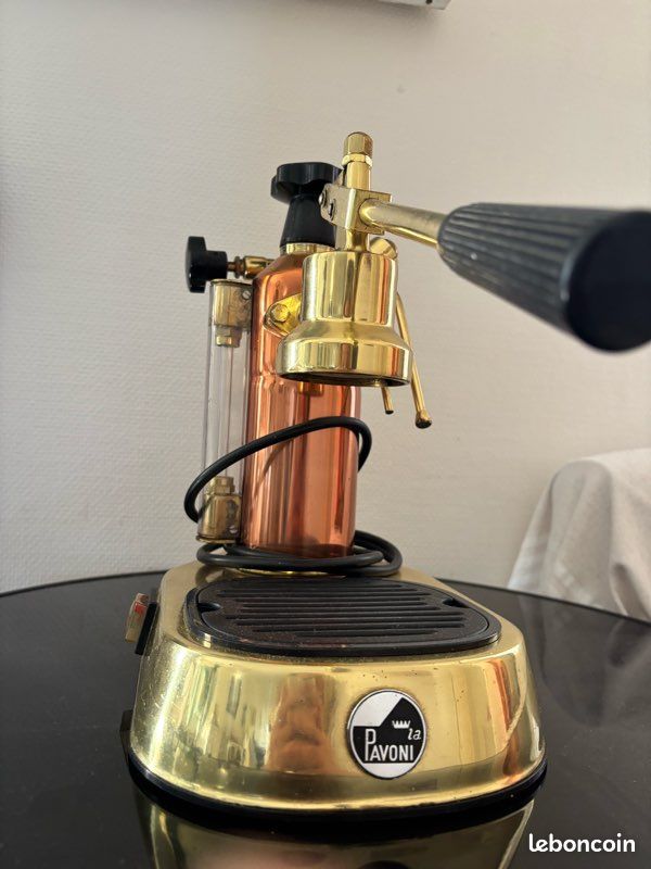 La Pavoni Europiccola Vintage Coffee Sensor Full Brass Piston