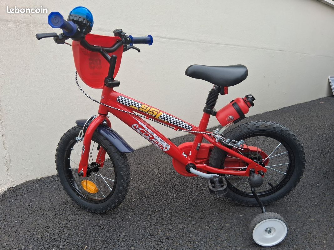 Vélo enfant 14 pouces Cars Vélos