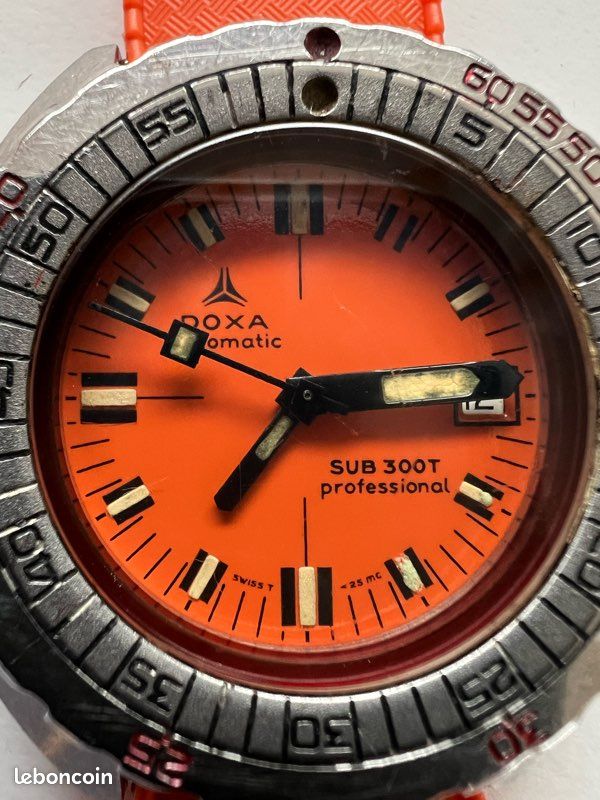 Montre Plongée Vintage Mécanique – Boîtier 45 Mm Acier, Cadran Noir, Bracelet Nylon
