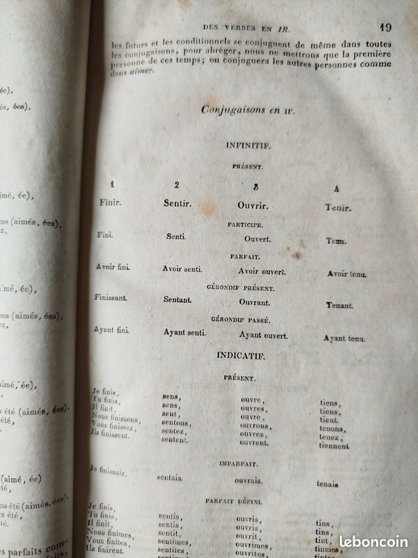 Wailly, Nouveau Vocabulaire Français, où l'on a suivi l'Orthographe (1827) (image 9)