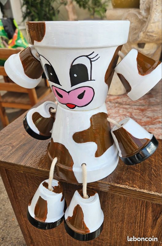 Pots De Fleurs Vaches En Céramique Baker Ross - Lot De 2 Pour Loisirs Créatifs Enfants