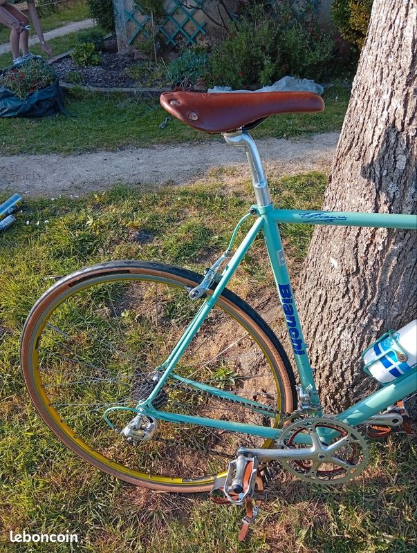 Vélo vintage Bianchi celest (image 3)