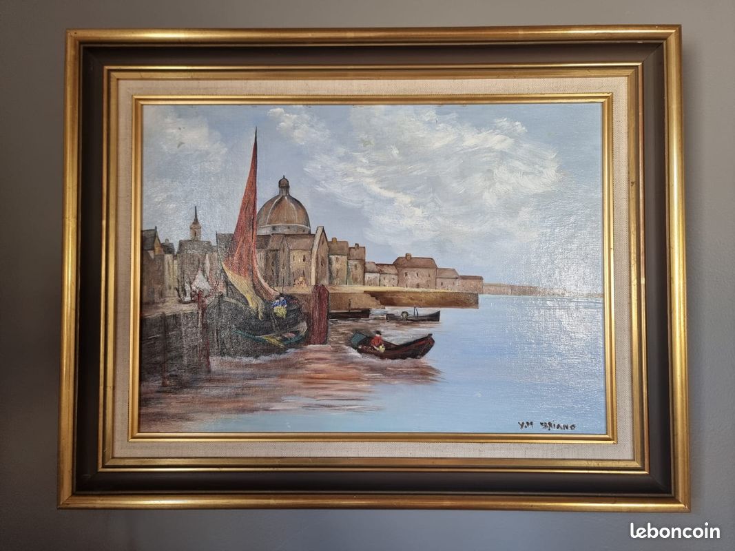 Peinture encadrée, joli cadre (image 1)