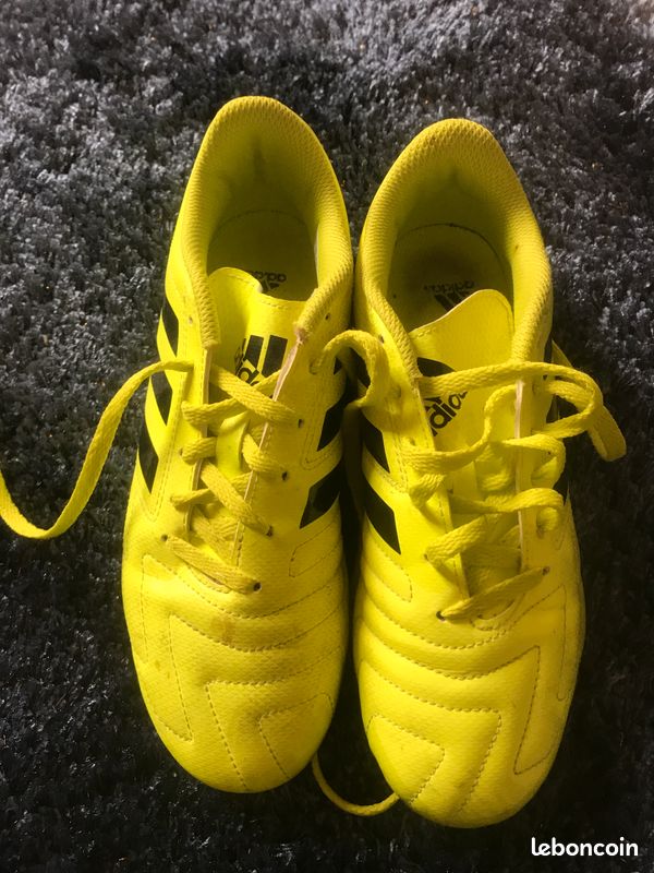 Crampons Adidas Jaune Fluo 37 1/3 (image 1)