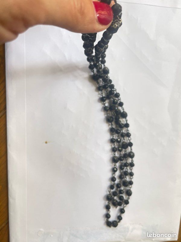 Collier Sautoir Ancien - Bijoux Vintage - Sans Marque - Occasion - Longueur 98-42 Cm