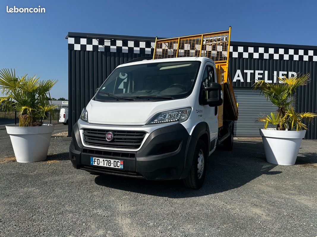 Fiat Ducato Pritsche/Kipper 35 FIAT Ducato 2.3L BENNE GPS TEL ETC...(16 585  HT) (image 9)