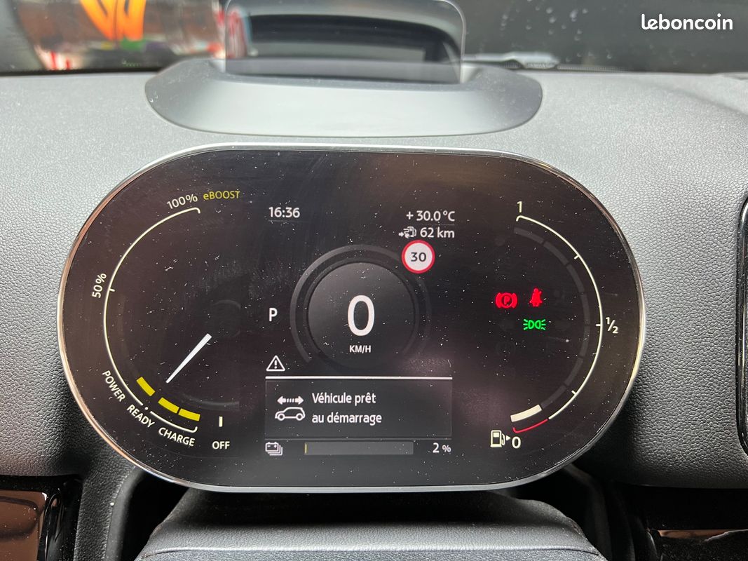 MINI COUNTRYMAN PHASE 2 COOPER SE 220CH HYBRID PHEV ALL4 NORTHWOOD BVA/ CUIR CHAUFFANT / T.O. / CARPLAY / TETE HAUTe (image 12)
