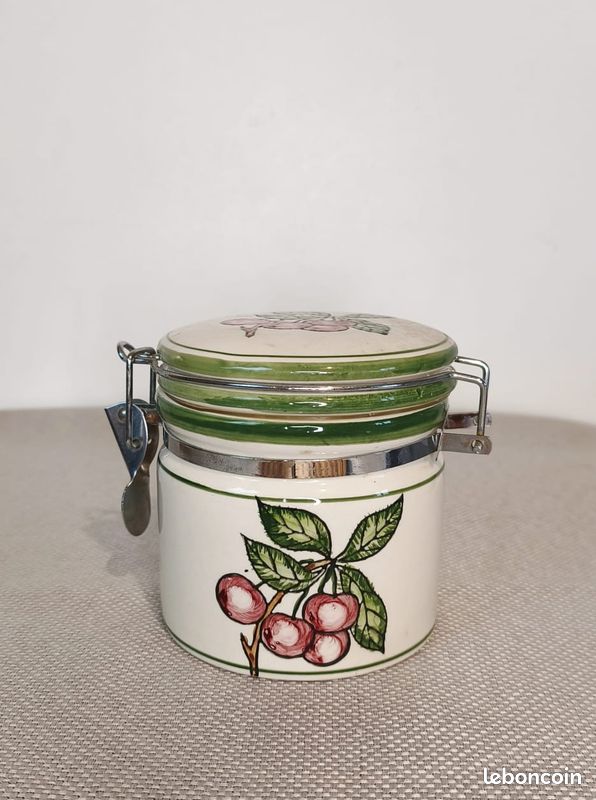 Ceramic Storage Jar with Clamp Lid (image 2)