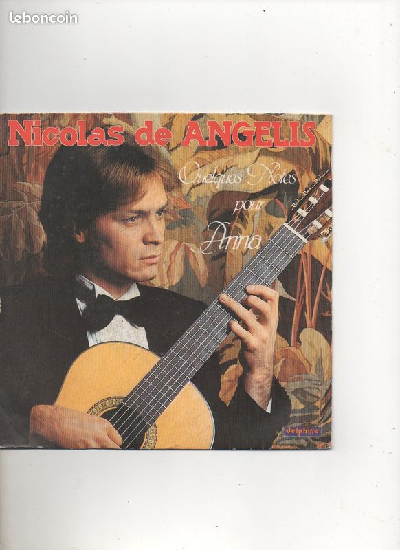 Disque Vinyl 45 tours Nicolas De ANGELIS quelques notes pour Anna (image 1)