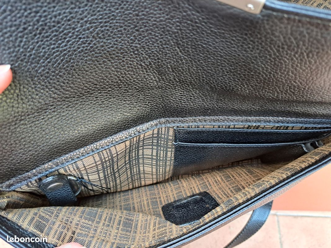 Sacoche Porte Documents Le Tanneur cuir noir (image 7)