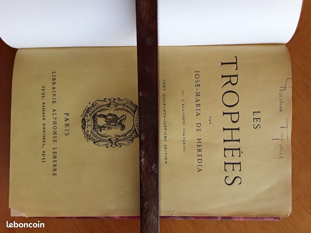 QLes trophées par José-Maria de Héredia (image 1)