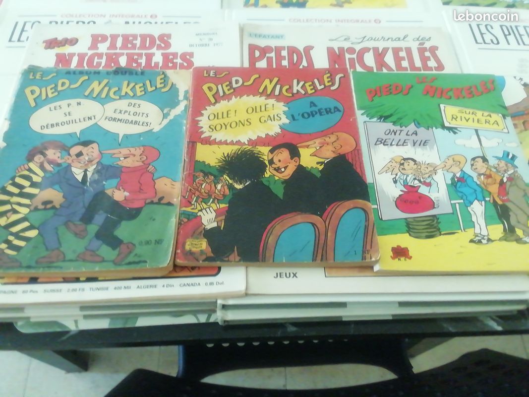 BD L'intégrale des Pieds Nickelés differentes tomes, bandes dessinees populaires anciennes type pif rahan picsou mickey bibi fricotin aggie (image 4)