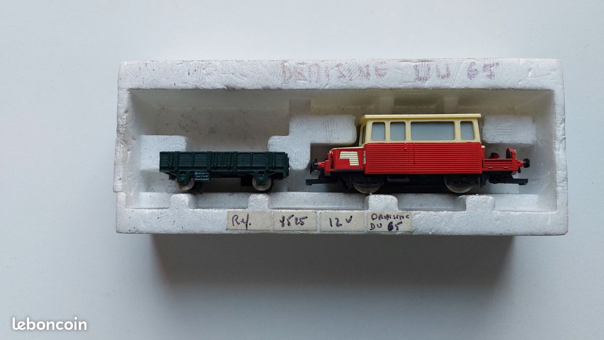 Lot Train Jouef : Draisine Et Wagon Nord - Modélisme Ferroviaire Ancien