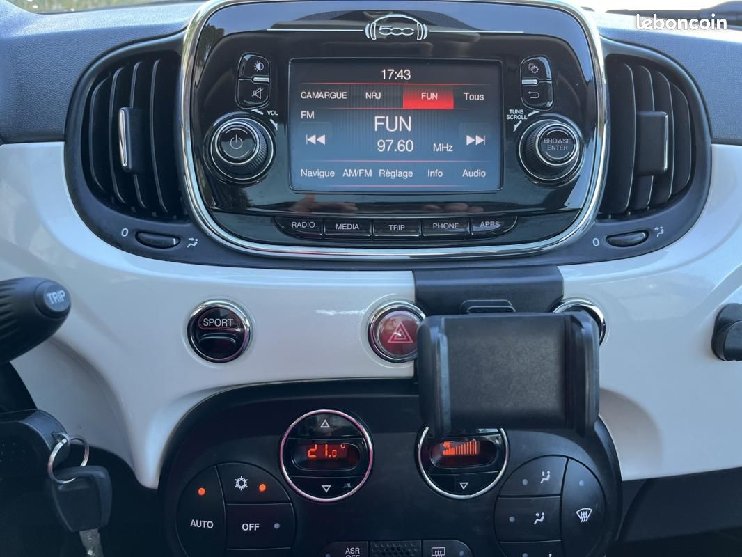 Fiat 500 0.9 8V TWINAIR 105CH S&S LOUNGE (image 9)