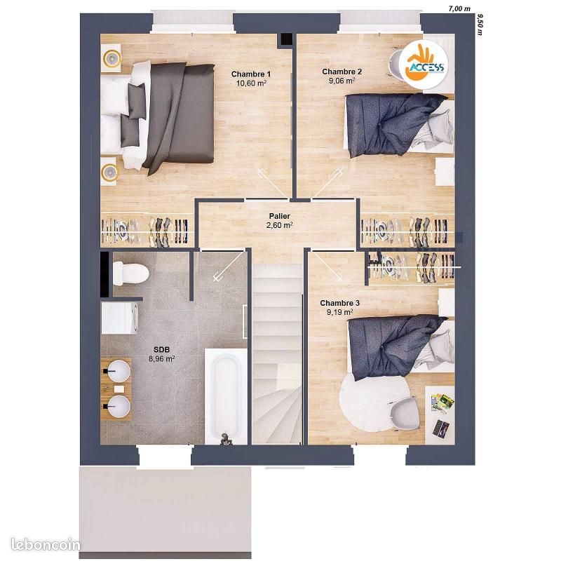 Maison 5 pièces 73 m² (image 6)