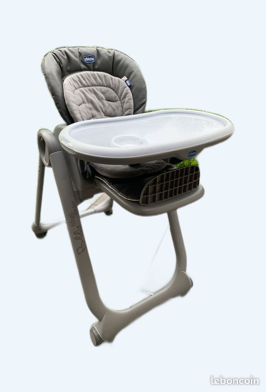 Chaise Haute Cuisine Chicco Polly Magic Relax Chaise Haute Évolutive 0-3  Ans Inclinable Roues Coussin Double Face Transat Bebe