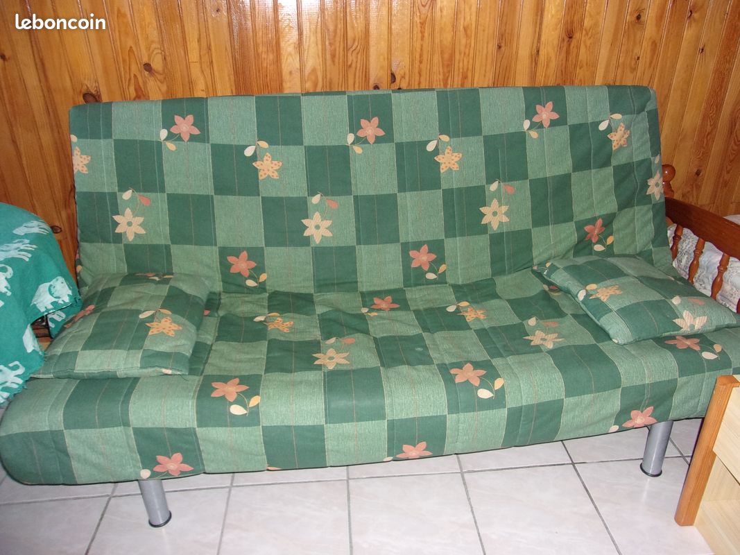 Canapé Convertible vert (image 2)