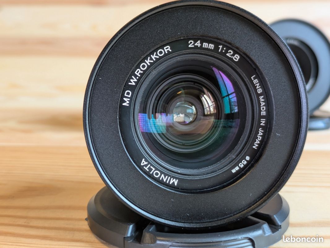 Lot D'objectifs Et Accessoires Minolta MD – Adaptateurs Pour Monture MC, SR, état Correct