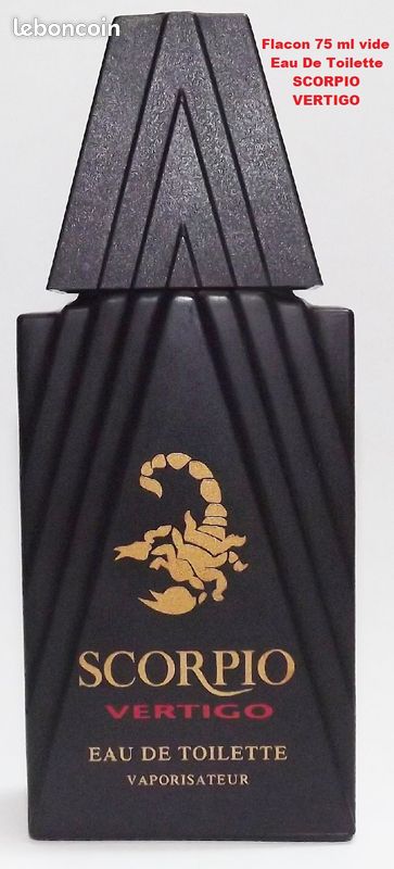 Flacon de parfum vide Eau De Toilette SCORPIO VERTIGO Collection