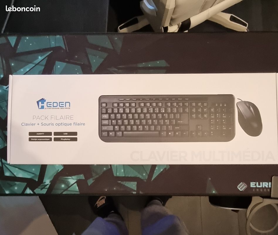 Pack Clavier + souris de PC filaire (image 1)