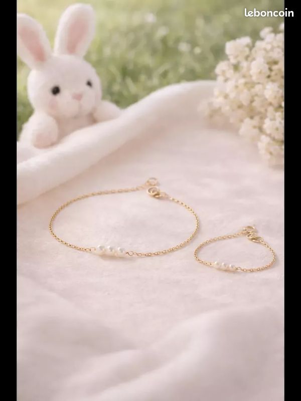 Bracelet Marron/Chocola/Ivoire Robe Mariée/Mariage/Soirée Fleur/Perles