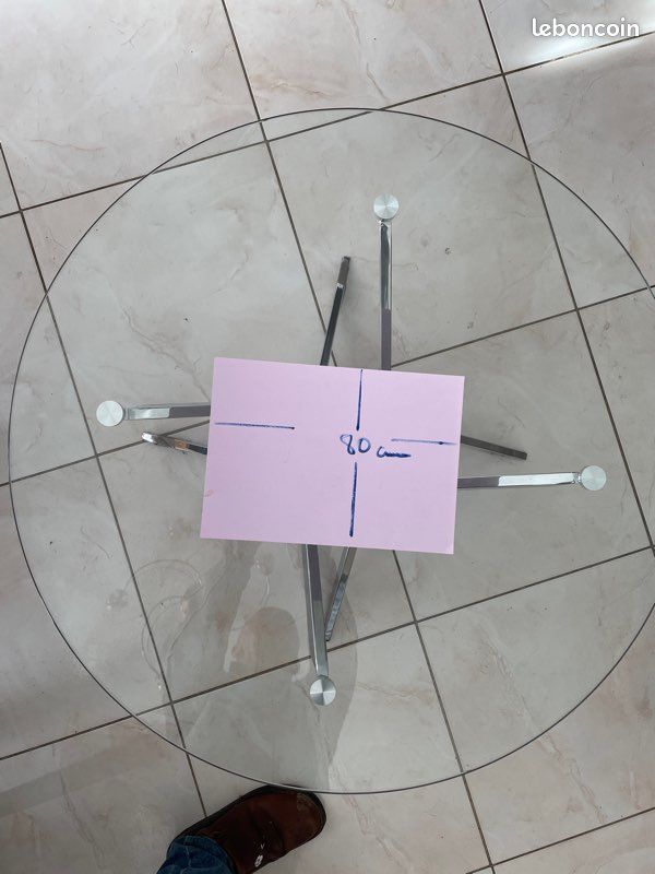 Table basse de salon en verre (image 3)