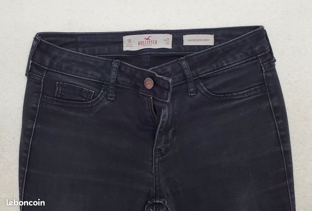 Jeans Hollister Noir (image 2)