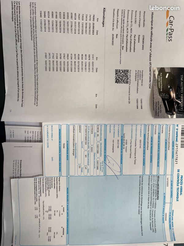 Saxo vts / 85000 km / a restaurer (image 5)