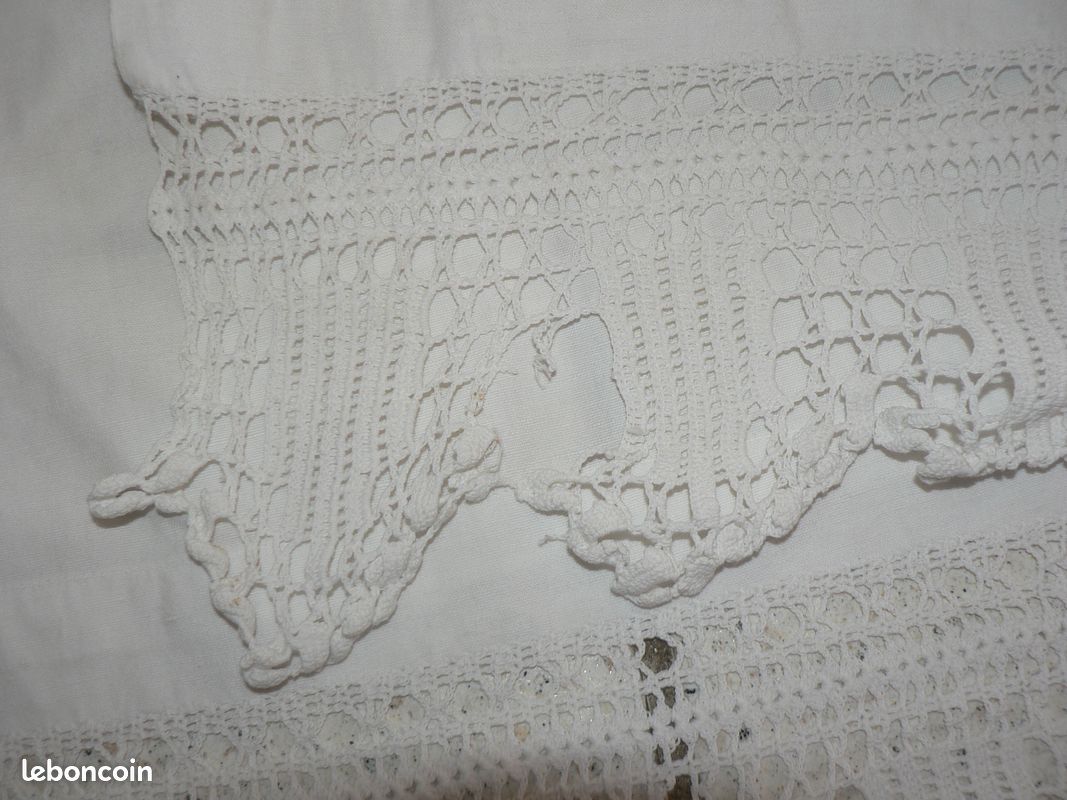 Belle pièce de drap ancien (image 4)