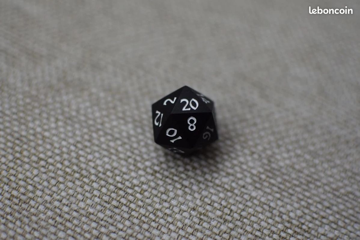 Dés en Ebene véritable (JDR jeu de rôle sur table) (image 8)