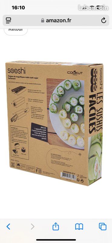 Coffret Sushis Cookut neuf (image 3)