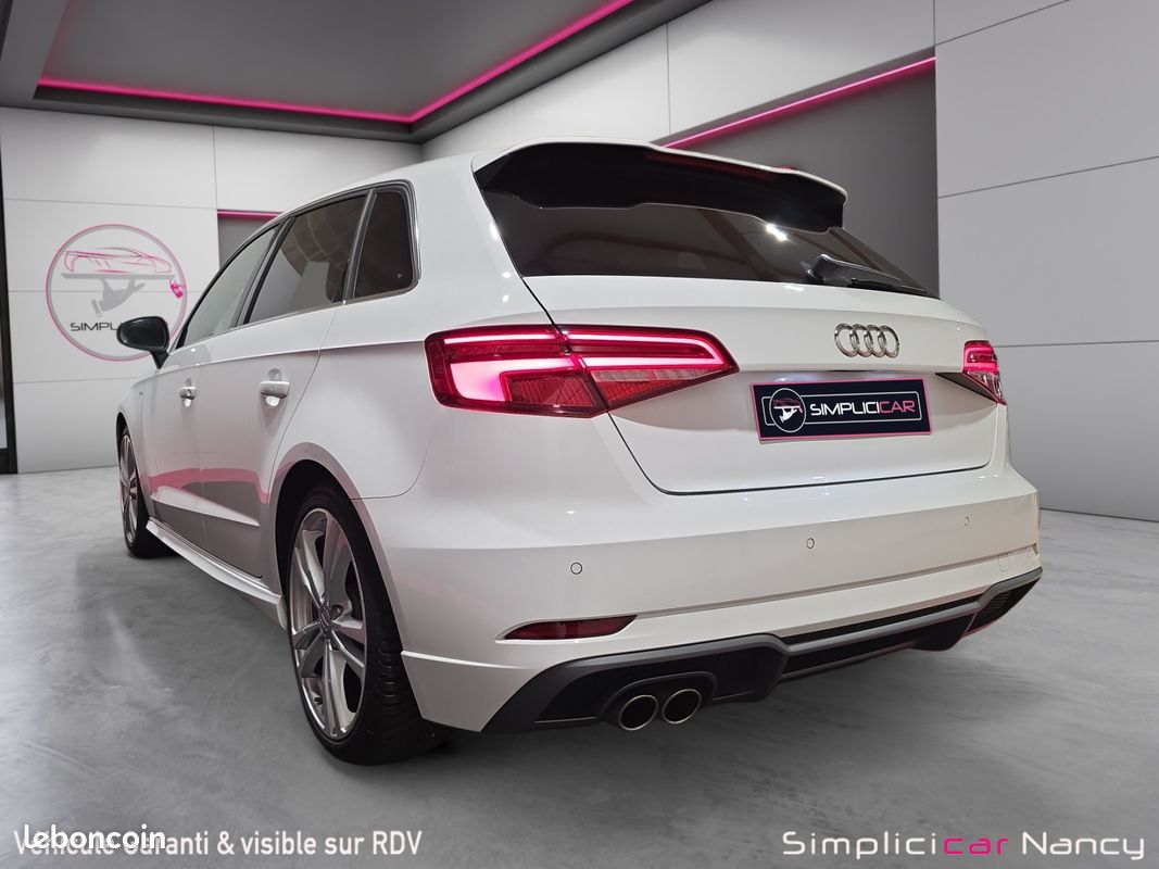 AUDI A3 SPORTBACK S-LINE S-TRONIC 1.5 TFSI 150cv Sièges chauffants Toit ouvrant garantie 12 mois (image 3)