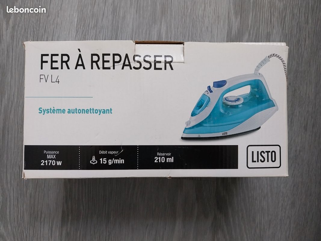 Fer à repasser LISTO FV L4 - État neuf (image 1)