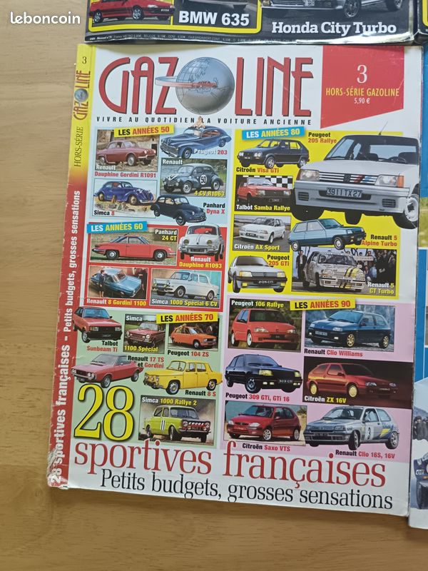 Lot de 4 magazines revue automobiles lot non disociable tarif pour le lot c41 (image 4)