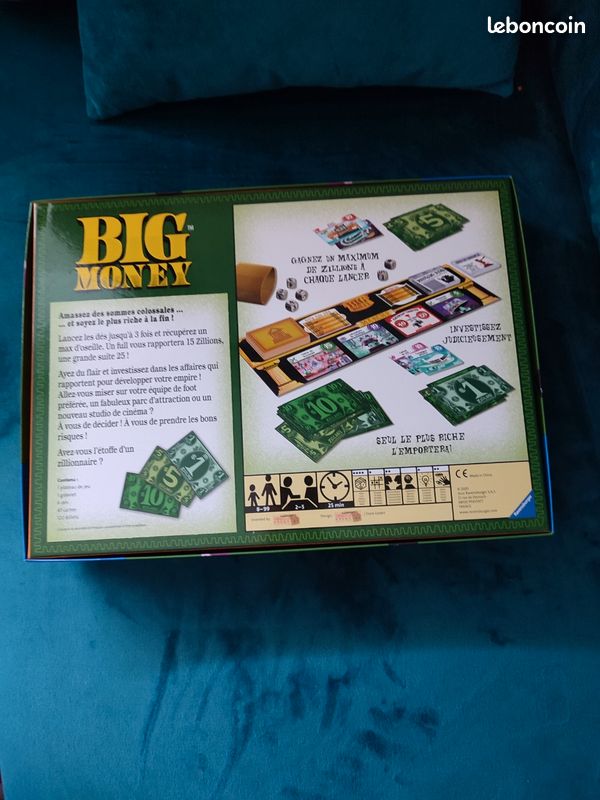 Ravensburger Big Money - Jeu De Société Familial Argent Et Dés - Version Française, Dès 8 Ans - Zillionnaire En Vue !