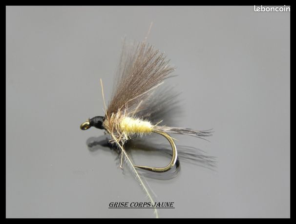 10 Mouches Vintage Ideal's Golden Midge - Paquets Sur Carte D'origine NOS