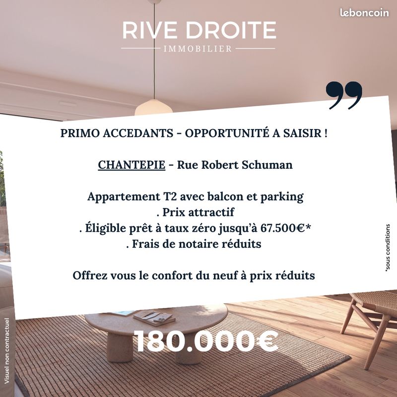 Appartement 2 pièces 41 m² · à Rennes · 41 m² · 180 000 €