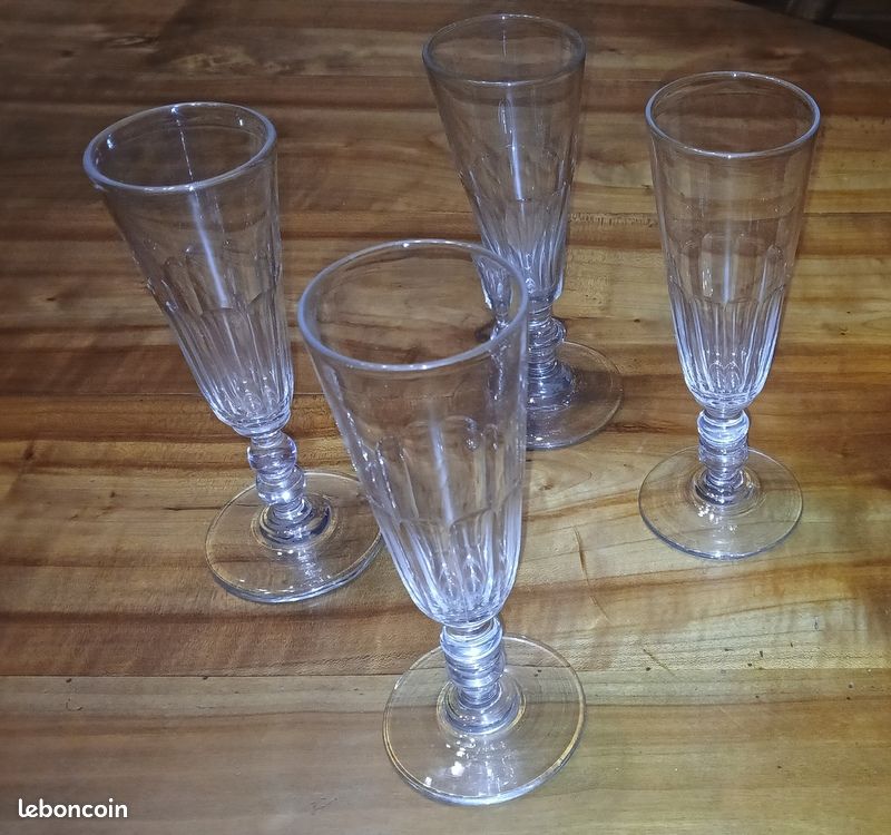 4 Flûtes à champagne cristal Baccarat (image 5)