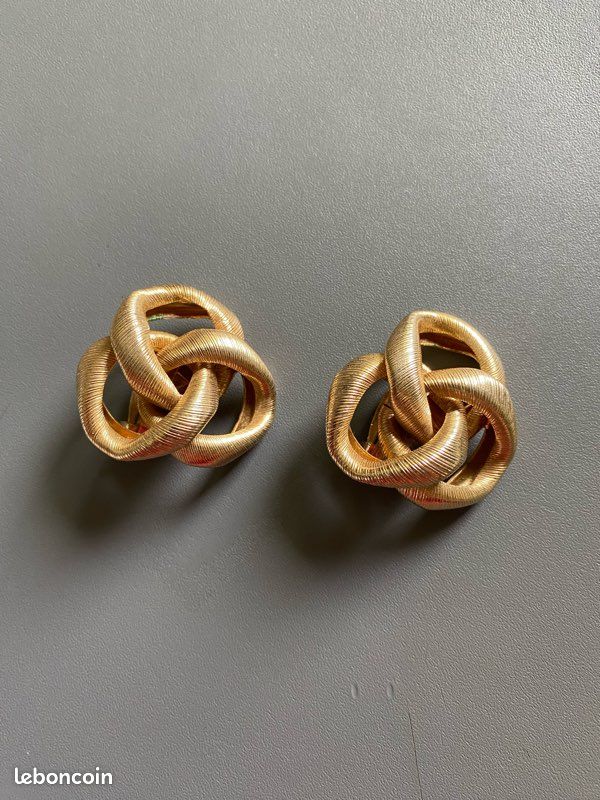 Boucles D'oreilles Vintage Années 60 | Bijoux Fantaisie Rétro