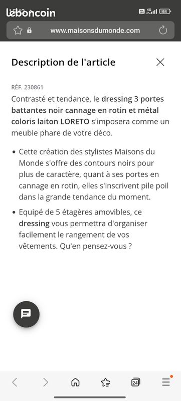 Meuble 3 portes maison du monde (image 10)