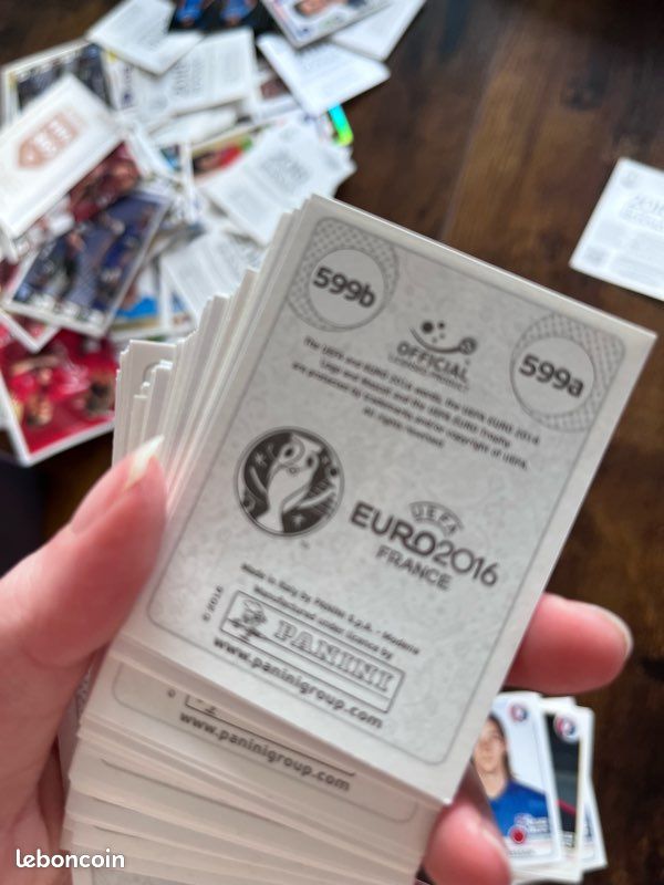 Lot de carte panini foot 2016, 2018, fier d’être bleu, et fifa 365 (image 2)