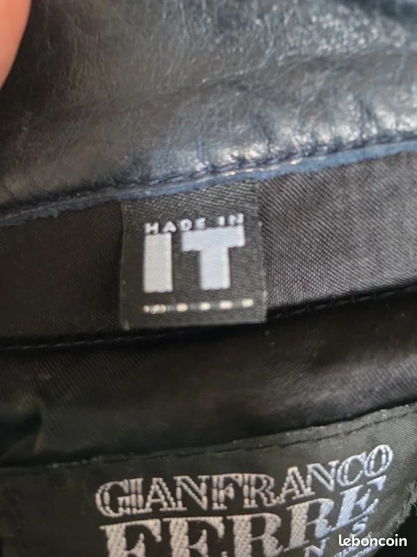 Pantalon cuir Gianfranco Ferré (image 7)
