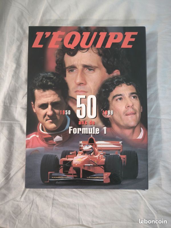 50 ans de Formule 1 1950 1999 L'Equipe F1 livre Calmann Lévy coffret